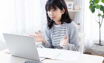 画面共有で分かりやすく、スムーズな授業！